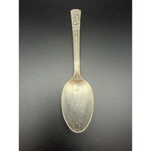 1939 New York World's Fair THEME Bldg. Collector Spoon Exposition Silverplate